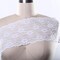1 Yard White Ultra Wide Stretch Lace Flower Motif Elasticated Trim for Shirts Lingerie and Overlays 6.5 Inch Wide